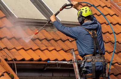 Démoussage et hydrofuge de toiture à Hourges